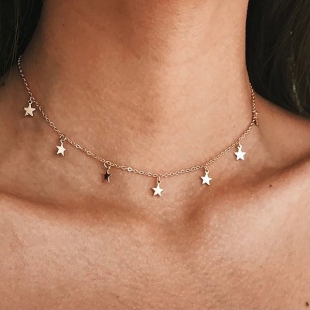 Stars Choker Necklace